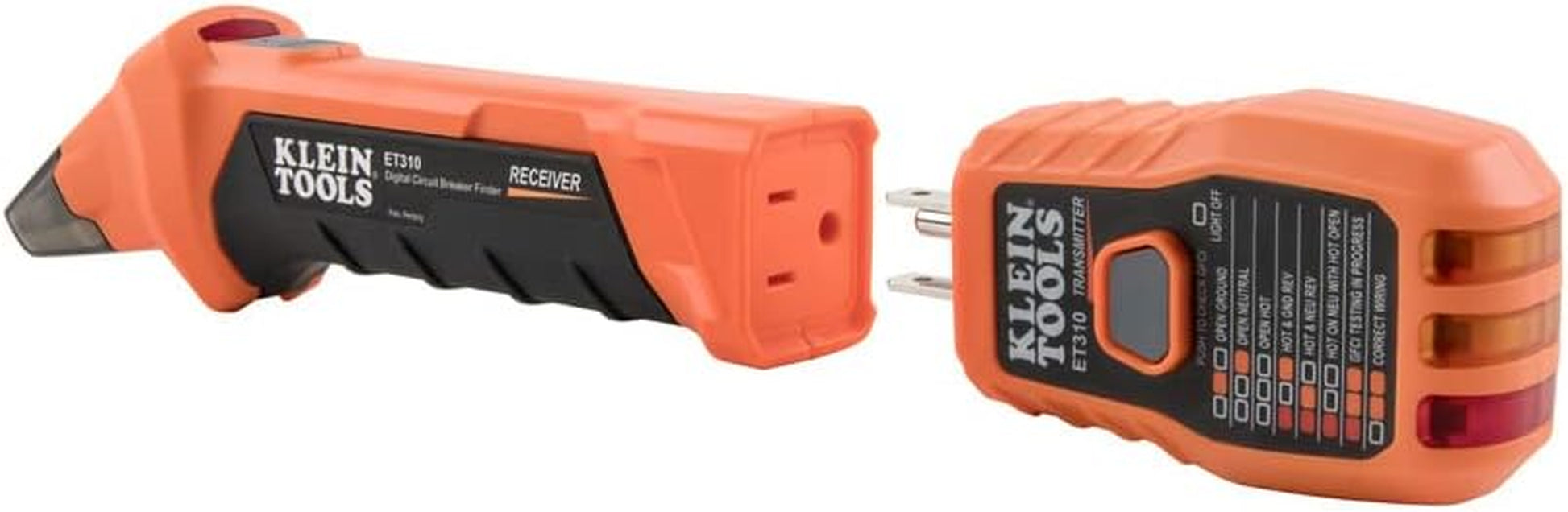 ET310 AC Circuit Breaker Finder, Electric and Voltage Tester with Integrated GFCI Outlet Tester
