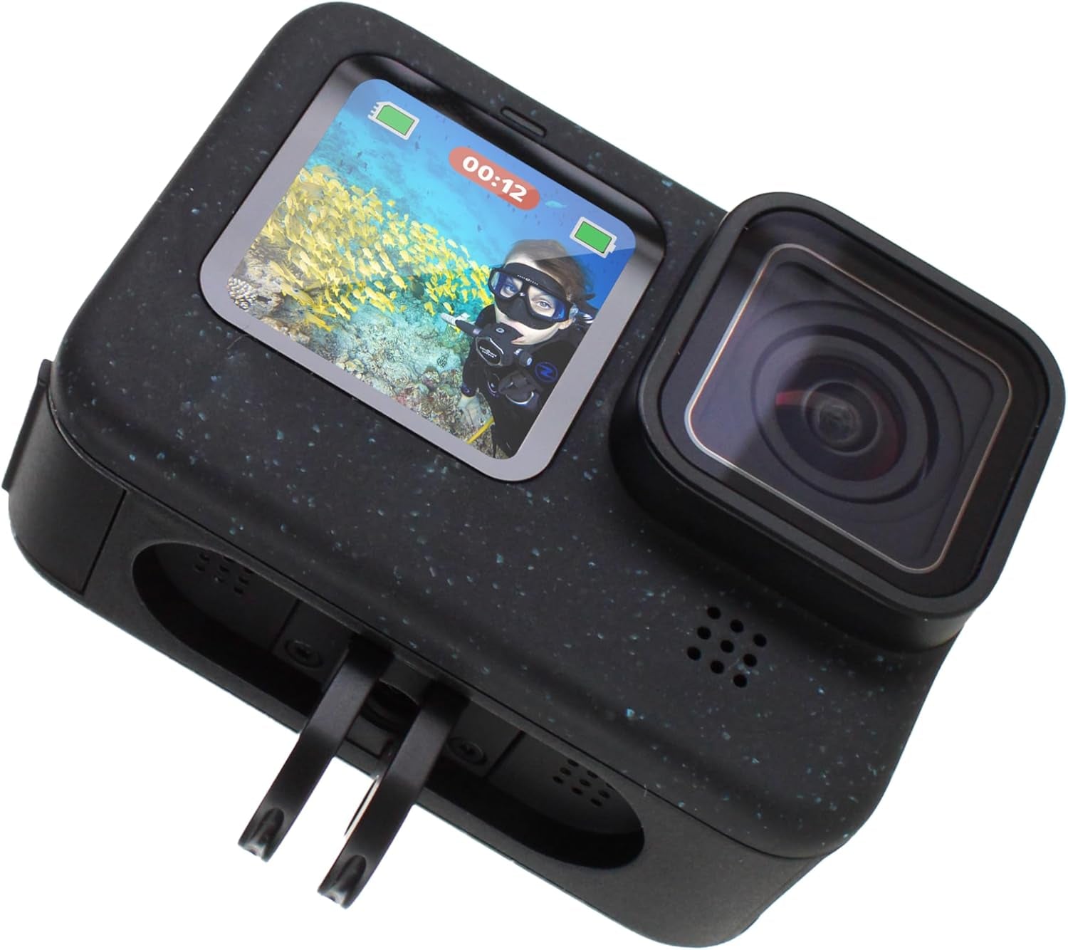 HERO12 (Hero 12) Black - Waterproof Action Camera with 5.3K HDR Video, 27MP Photos, 1/1.9" Image Sensor, Live Streaming, Webcam, Stabilization + 64GB Card & 50 Piece Accessory Kit - Bundle