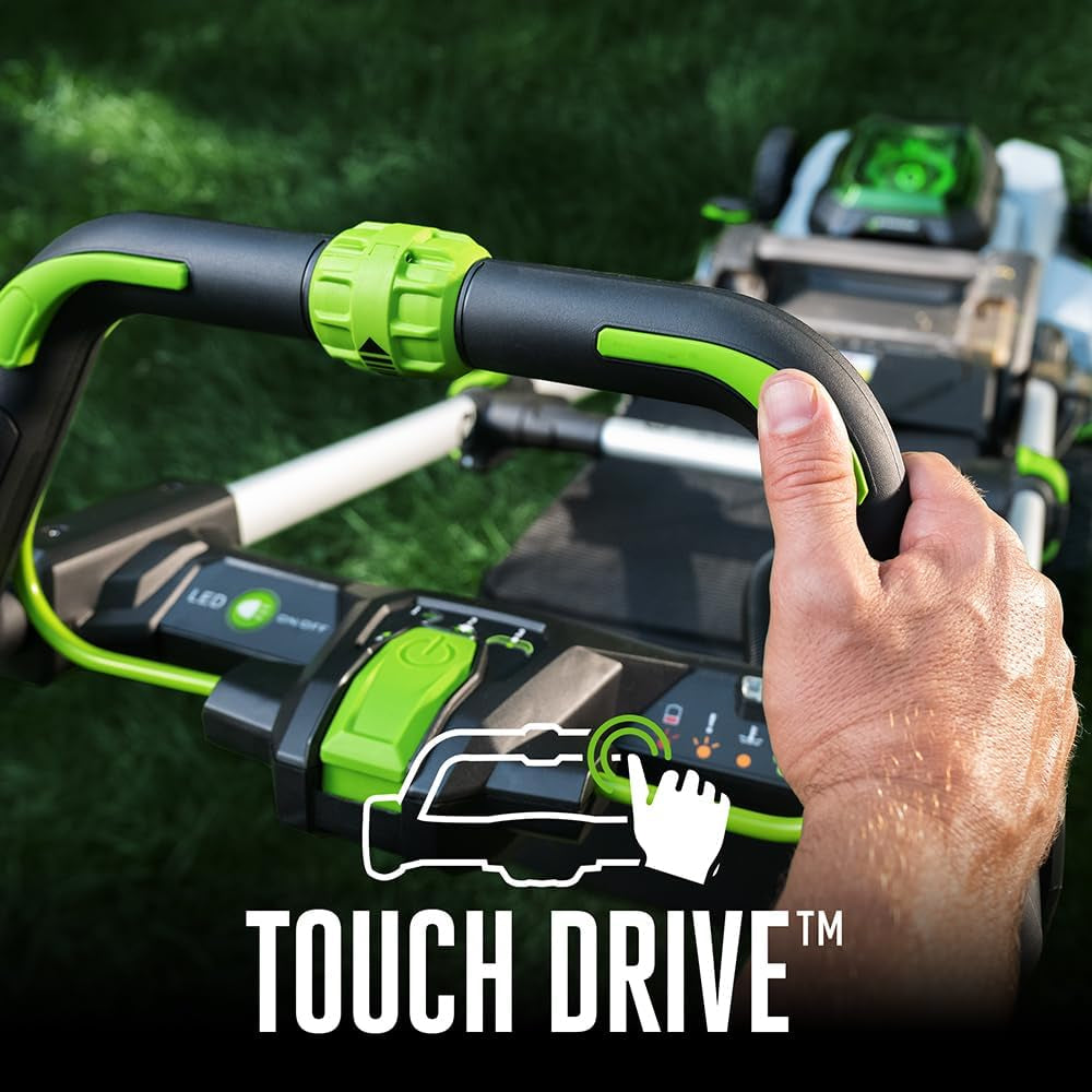 Electric Lawn Mower, Self-Propelled Cordless with Touch Drive, Includes 56V 6.0Ah Battery, 4.0Ah Battery and Rapid Charger - LM2123SP-2