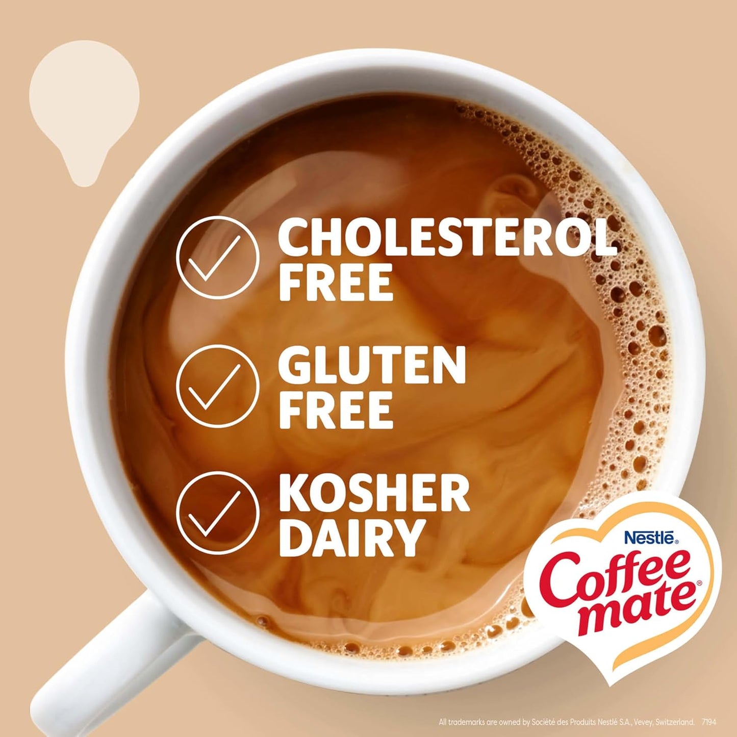 Coffee Creamer, Original, Liquid Creamer Singles, Non Dairy, No Refrigeration, 0.375 Fl Oz Tubs (Pack of 180)