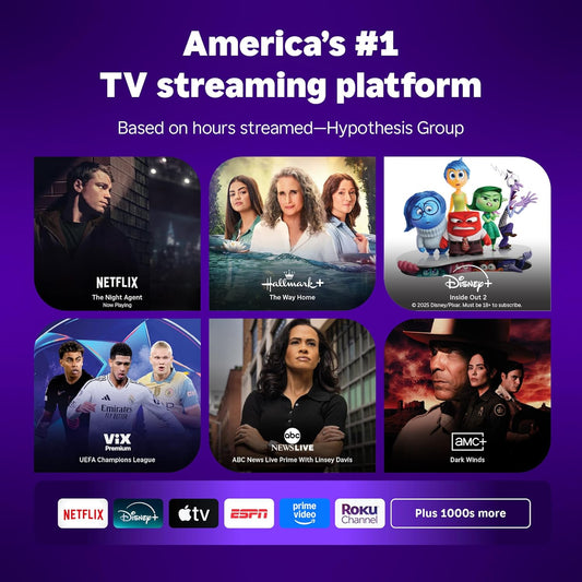 Smart TV 2025 – 50-Inch Select Series, 4K HDR TV – tv with Enhanced Voice Remote – Flat Screen LED Television with Wi-Fi for Streaming Live Local News, Sports, Family Entertainment