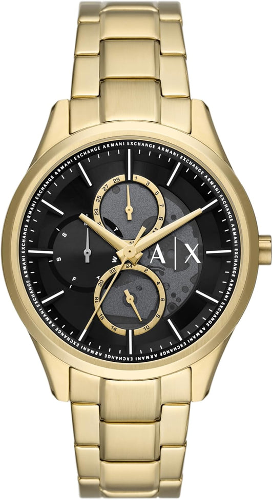 A|X Armani Exchange Multifunction Watch for Men with Leather or Stainless Steel Band