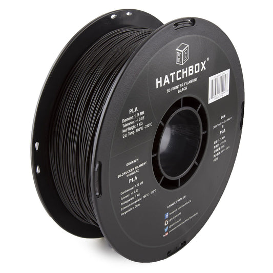 1.75Mm Black PLA 3D Printer Filament, 1 KG Spool, Dimensional Accuracy +/- 0.03 Mm, 3D Printing Filament