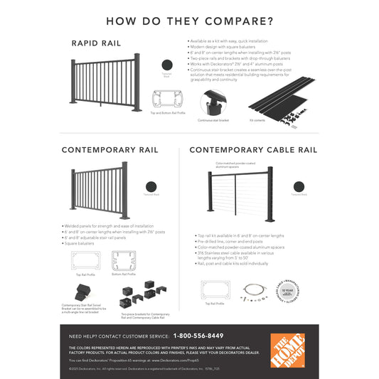 Home Depot Railing Overview Brochure