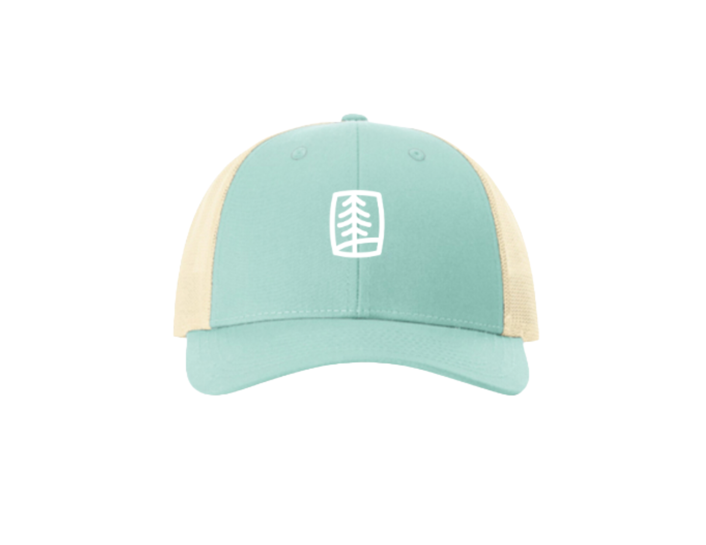 UFP Tree (White) Embroidery - Low Pro Trucker