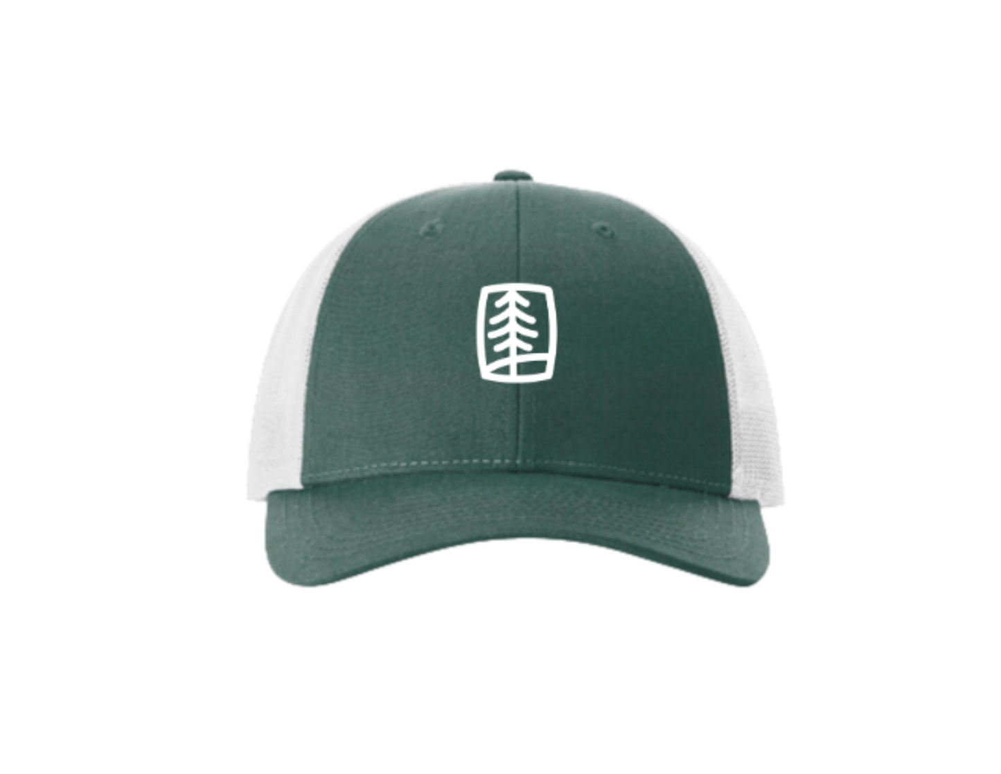 UFP Tree (White) Embroidery - Low Pro Trucker