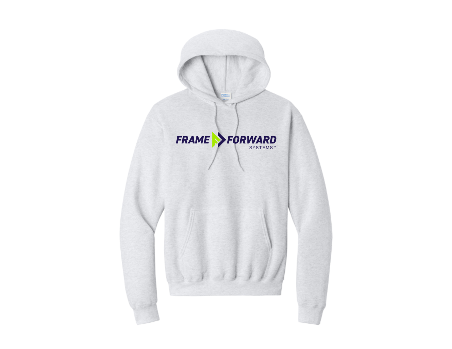 Frame Forward Port and Company Core Fleece Pullover Hooded Sweatshirt