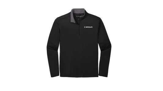 BRAWN Port Authority Men's Silk Touch Performance Quarter-Zip