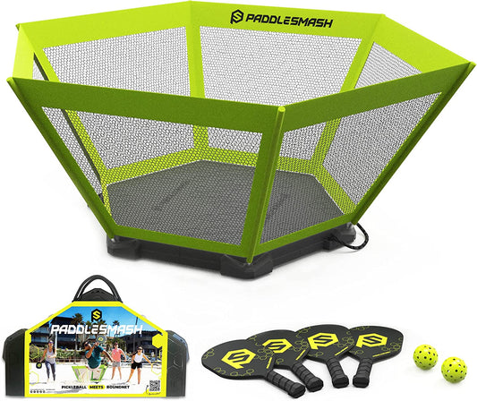 Pickleball Yard Game as Seen on Shark Tank - Beach, Backyard, Tailgate & Lawn, Outdoor Activities for Adults and Family - Easy Assembly
