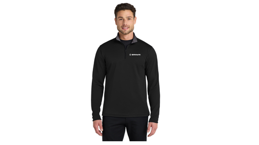 BRAWN Port Authority Men's Silk Touch Performance Quarter-Zip