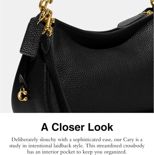 Women'S Soft Pebble Leather Cary Crossbody Bag