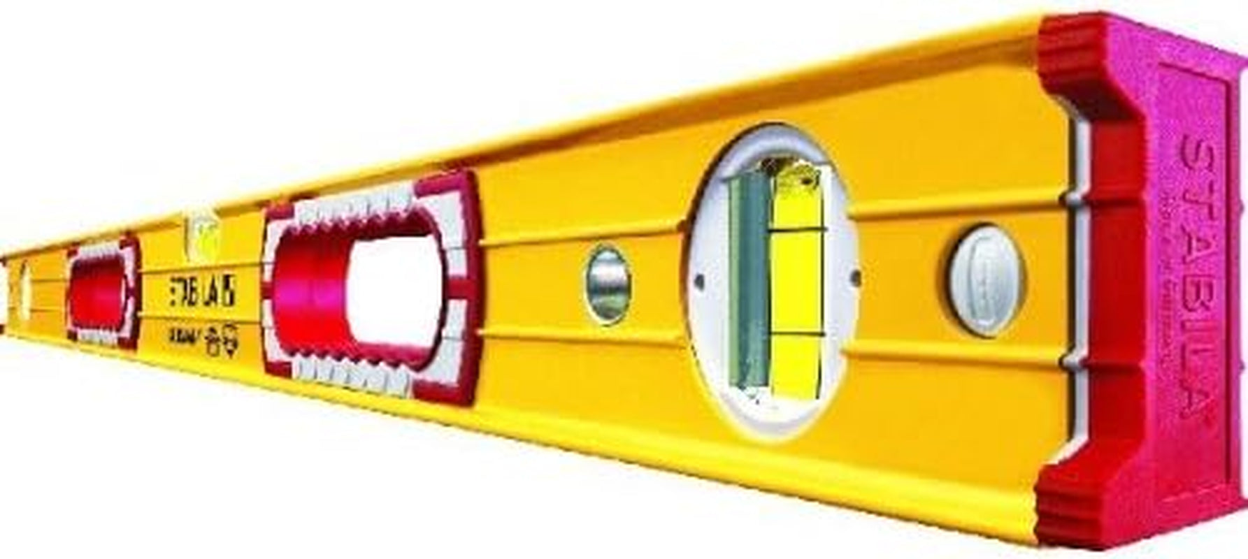 37816 48-Inch and 16-Inch Aluminum Box Beam Level Set, Yellow