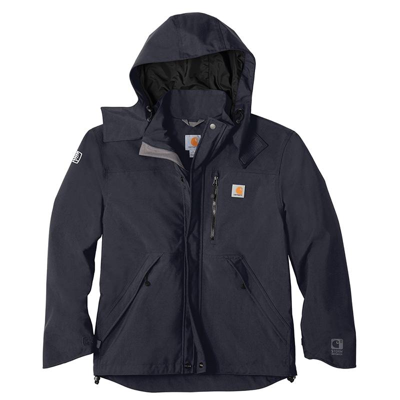 Navy Carhartt Waterproof Shoreline Jacket