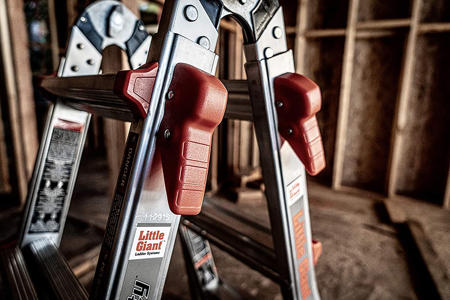 Ladder Systems, Velocity with Wheels, M22, 22 Ft, Multi-Position Ladder, Aluminum, Type 1A, 300 Lbs Weight Rating, (15422-001)