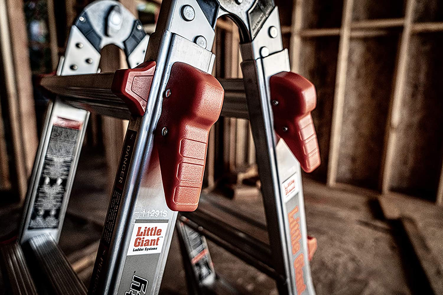 Ladder Systems, Velocity with Wheels, M22, 22 Ft, Multi-Position Ladder, Aluminum, Type 1A, 300 Lbs Weight Rating, (15422-001)
