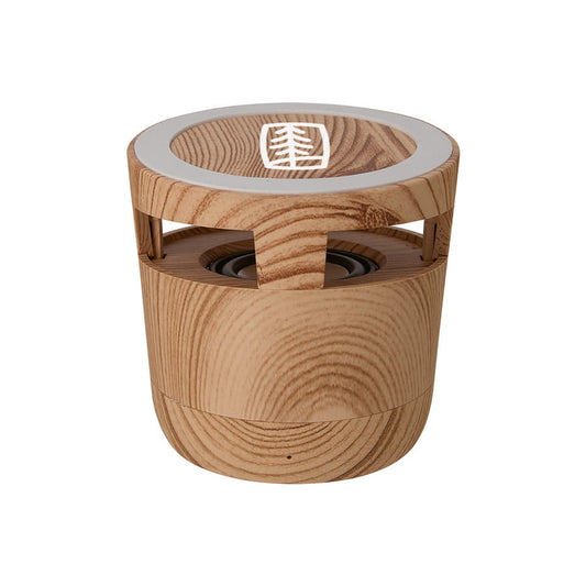 Woodgrain Wireless Charging Pad and Speaker