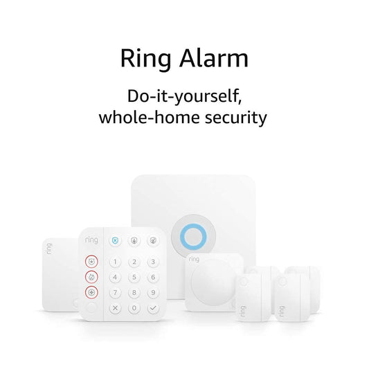 Alarm 8-Piece Kit – Wireless Smart Home Security System | Expandable | Easy Setup | Mobile App Control | 24/7 Professional Monito | Alexa Compatible