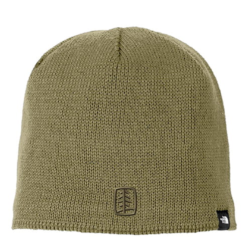 North Face Mountain Beanie-Olive Green