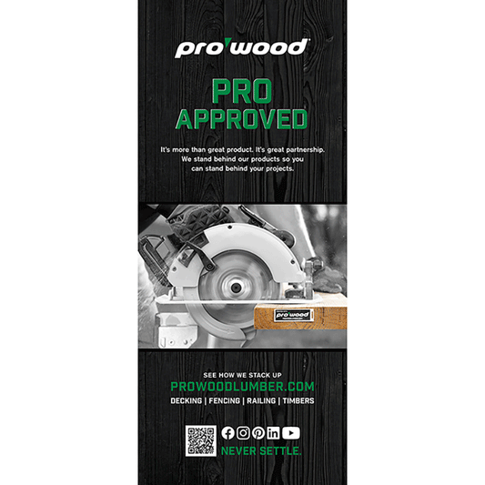 ProWood Pull-Up Banner