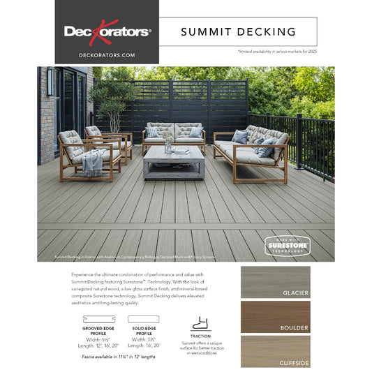 Summit Decking Sell Sheet
