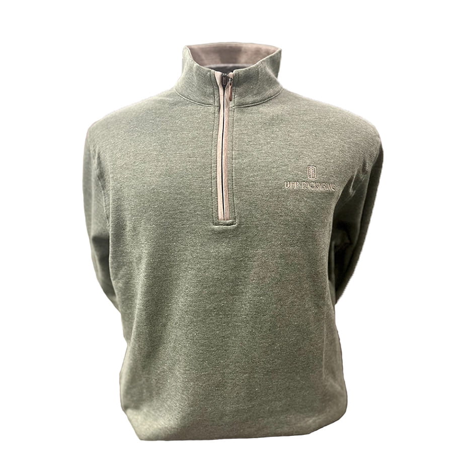 New! UFP Packaging Johnnie-O Men's Sully Quarter Zip (OFC)