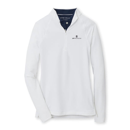 UFP Packaging Ladies Peter Millar Perth Performance Quarter Zip (ELT)