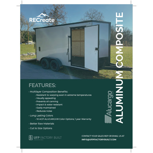 RECreate Aluminum Composite Sell Sheets
