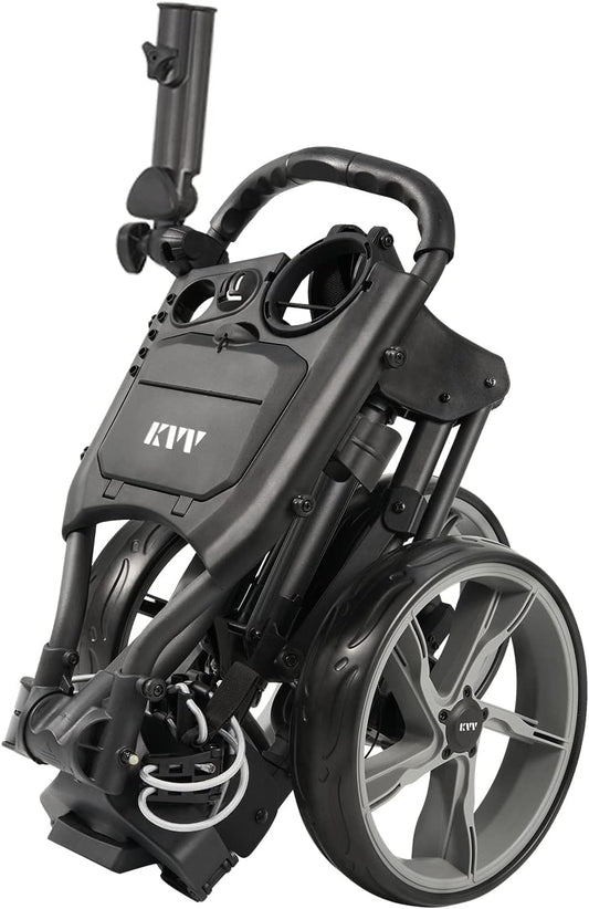3 Wheel Gold Push Cart