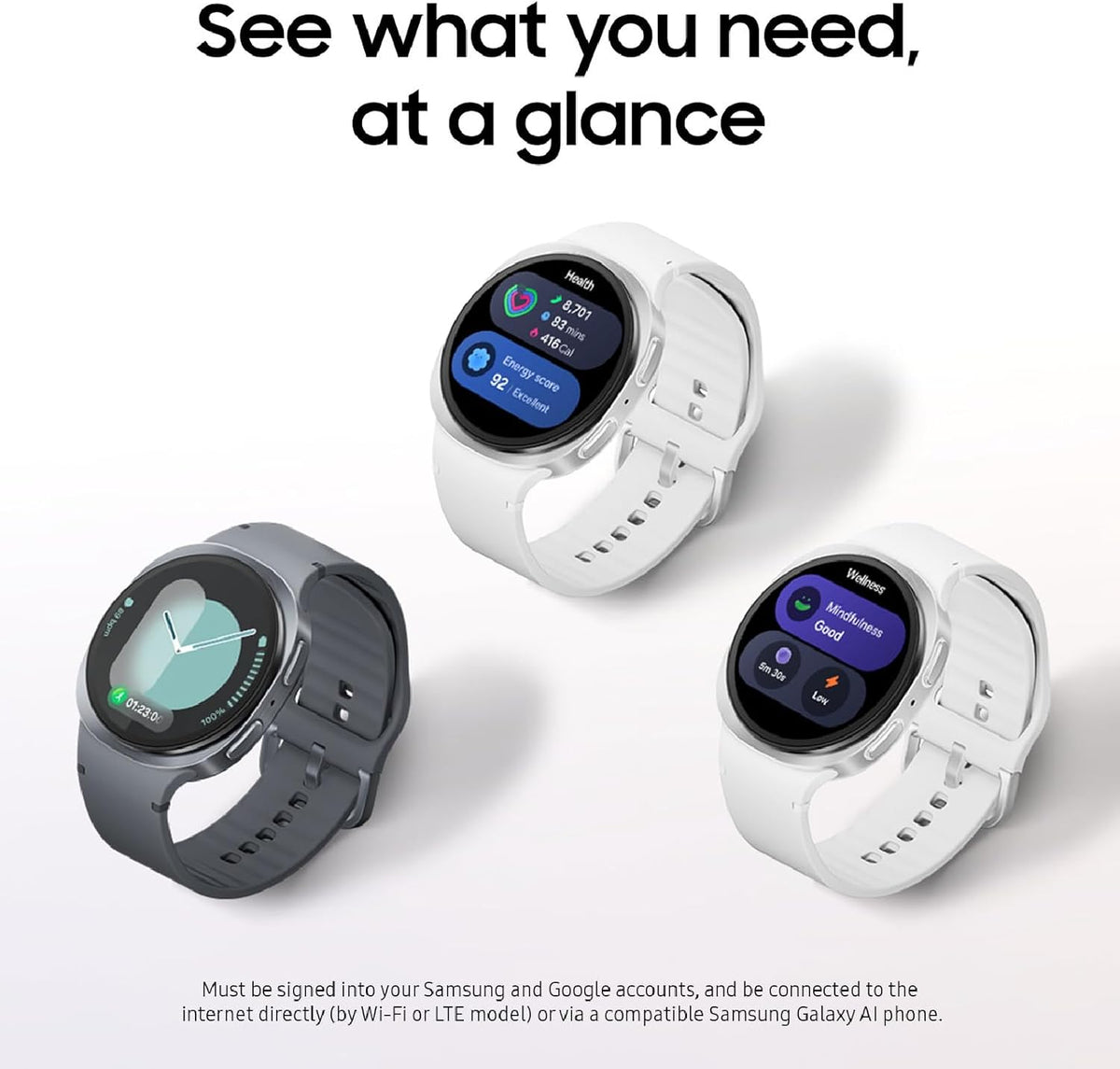 Samsung Galaxy Watch 8 (2025), Silver, 40mm, Bluetooth Smartwatch