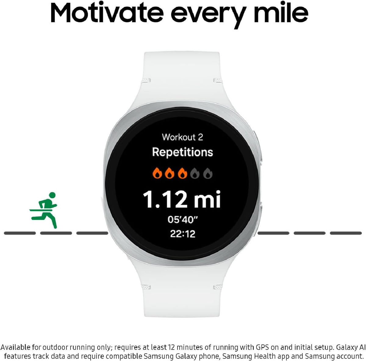 Samsung Galaxy Watch 8 (2025), Silver, 40mm, Bluetooth Smartwatch