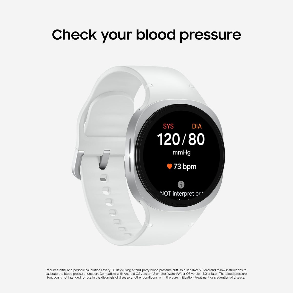 Samsung Galaxy Watch 8 (2025), Silver, 40mm, Bluetooth Smartwatch