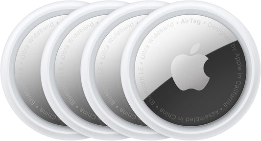 Airtag 4 Pack. Keep Track of and Find Your Keys, Wallet, Luggage, Backpack, and More. Simple One-Tap Set up with Iphone or Ipad