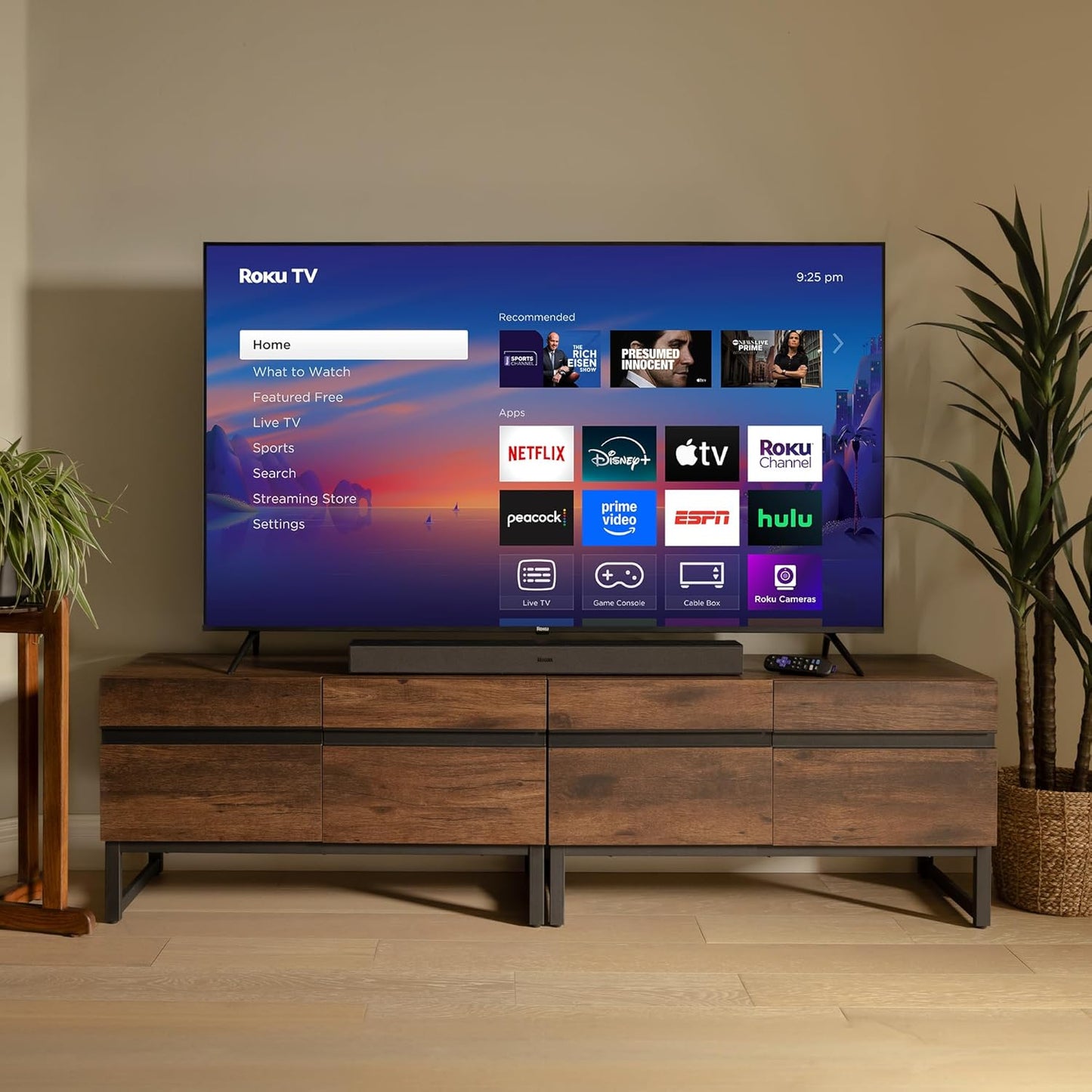 Smart TV 2025 – 50-Inch Select Series, 4K HDR TV – tv with Enhanced Voice Remote – Flat Screen LED Television with Wi-Fi for Streaming Live Local News, Sports, Family Entertainment