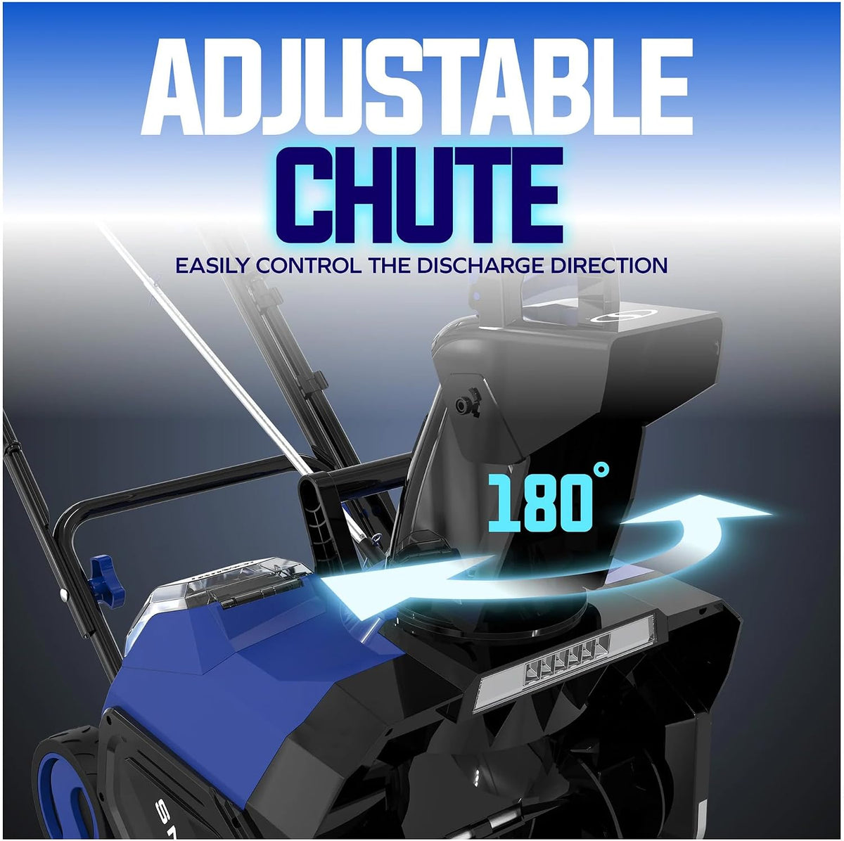 Snow Joe IONMAX 48V Cordless Electric Snow Blower Machine, 24V-X2-SB18-GO