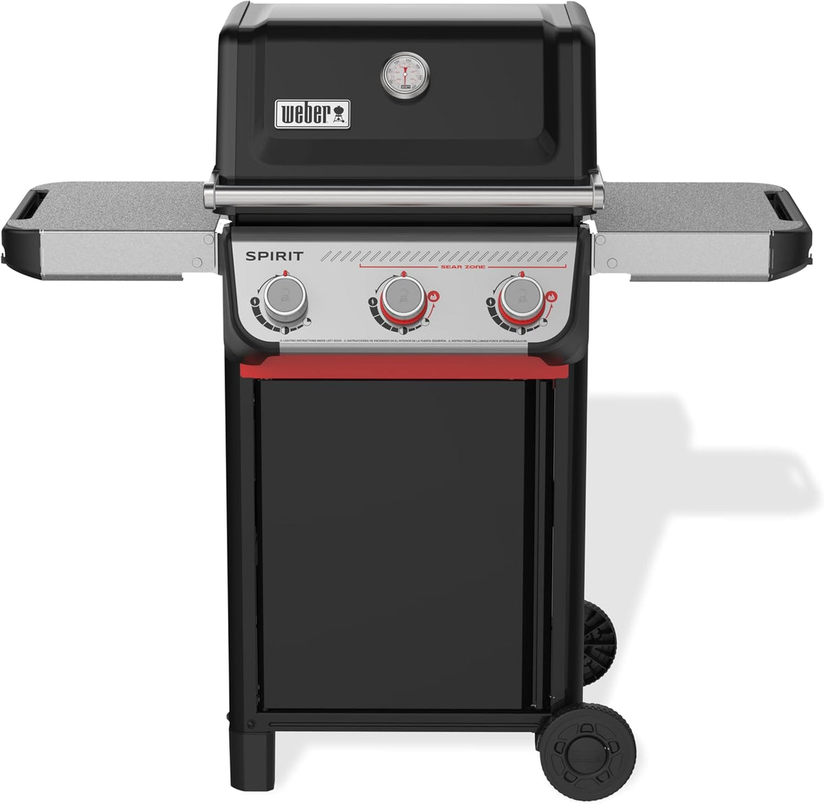 Weber® Spirit® E-325 Gas Grill, Outdoor Cooking, Small Propane Grill, Black