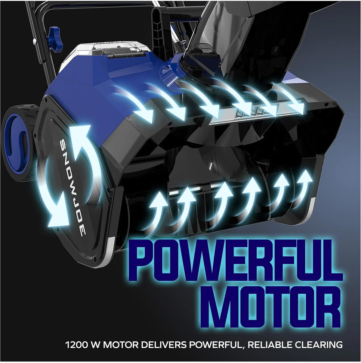 Snow Joe IONMAX 48V Cordless Electric Snow Blower Machine, 24V-X2-SB18-GO