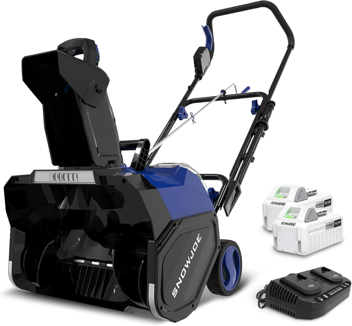 Snow Joe IONMAX 48V Cordless Electric Snow Blower Machine, 24V-X2-SB18-GO