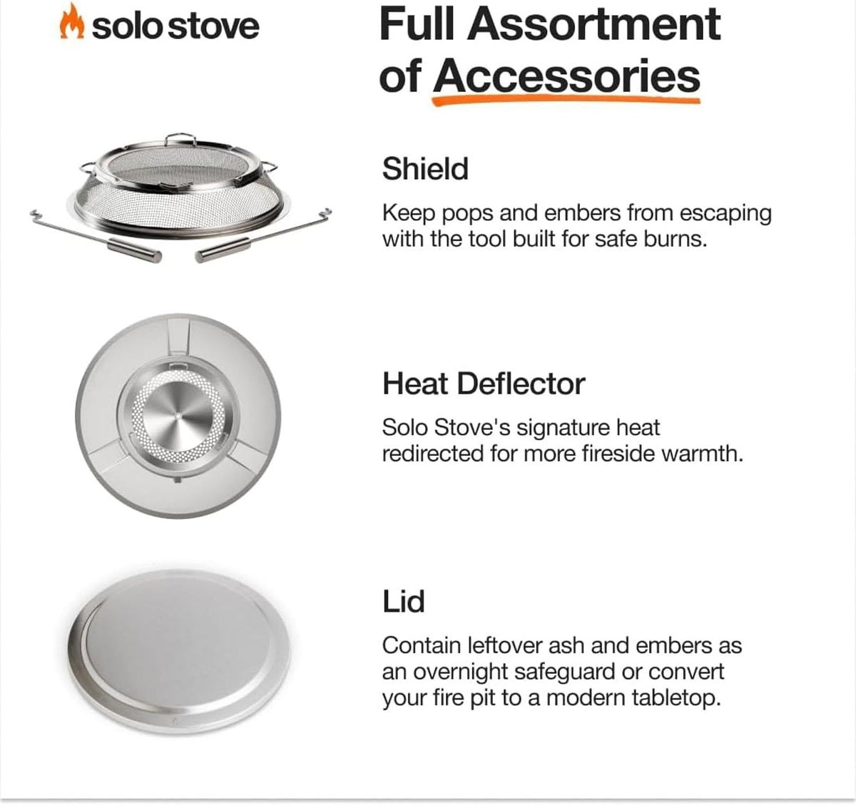 Solo Stove Yukon 2.0 + Stand | 27" Smokeless Fire Pit, Silver