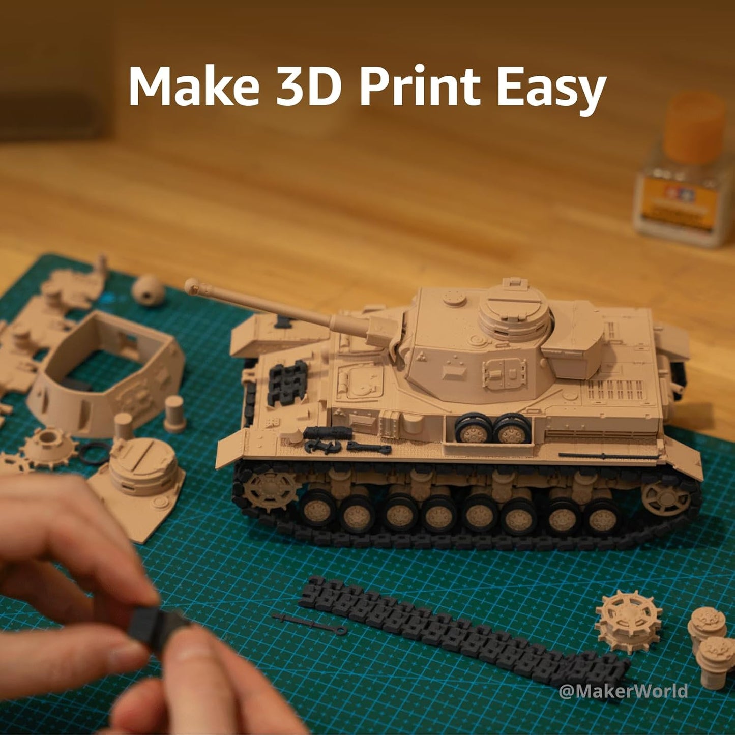 Bambu Lab A1 Mini Combo, A1 Mini 3D Printer and AMS lite, Support Multi-Color 3D Printing, High Speed & Precision, Full-Auto Calibration & Active Flow Rate Compensation, ≤48 dB Quiet FDM 3D Printers