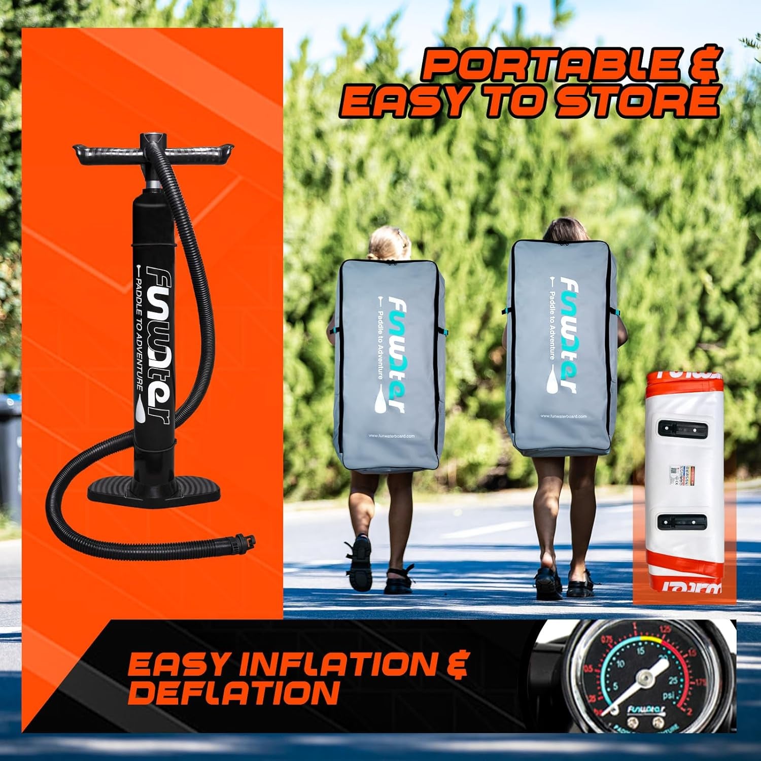 Stand up Paddle Board Ultra-Light Inflatable Paddleboard with SUP Accessories for Adults & Youth of All Skill Levels