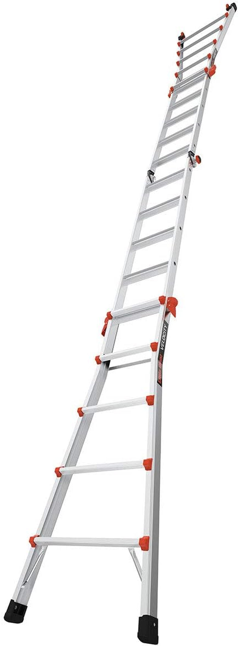 Ladder Systems, Velocity with Wheels, M22, 22 Ft, Multi-Position Ladder, Aluminum, Type 1A, 300 Lbs Weight Rating, (15422-001)