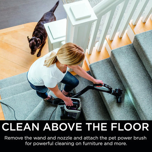 NV752 Rotator Powered Lift-Away Truepet Upright Vacuum with HEPA Filter, Large Dust Cup Capacity, LED Headlights, Upholstery Tool, Perfect Pet Power Brush & Crevice Tool, Bordeaux