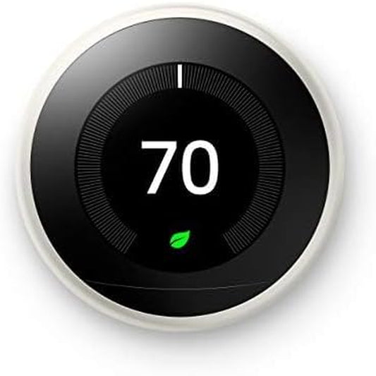 Nest Learning Thermostat - 3Rd Gen (2015) - Programmable Smart Thermostat for Home - Works with Alexa - White
