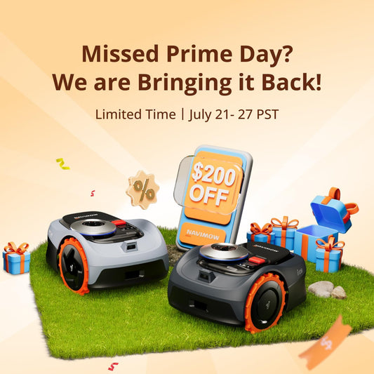 Segway  I105N Robot Lawn Mower Perimeter Wire Free 1/8 Acre Rtk+Vision Robotic Lawnmower, Ai-Assisted Mapping, Virtual Boundary, APP Control, 58Db(A) Quiet, Multi-Zone Management