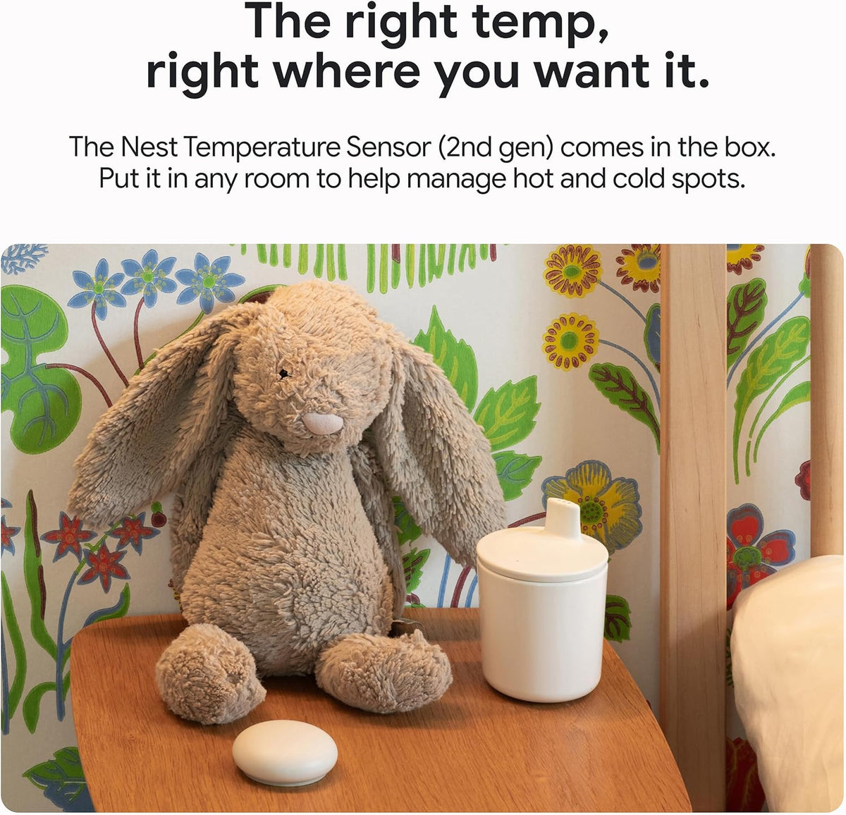 Google Nest Learning Thermostat (4th gen) + Nest Temperature Sensor (2nd gen) - Obsidian