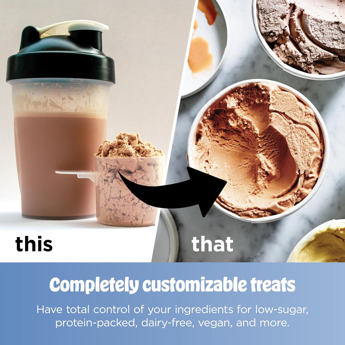 Ninja CREAMi | Ice Cream Maker Bundle | Includes (4)16 oz. Tubs for Gelato, Mix-ins, Milkshakes, Sorbet, Smoothie Bowls & More| 7 One-Touch Programs| Compact Size| Perfect for Kids | Silver