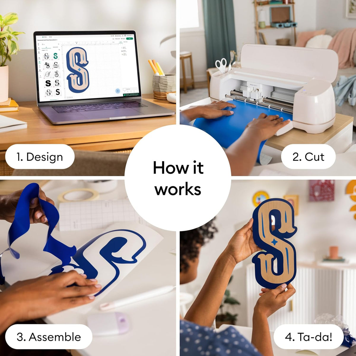 Cricut Maker 4 - Smart Cutting Machine (Seashell) | Engagement Bundle