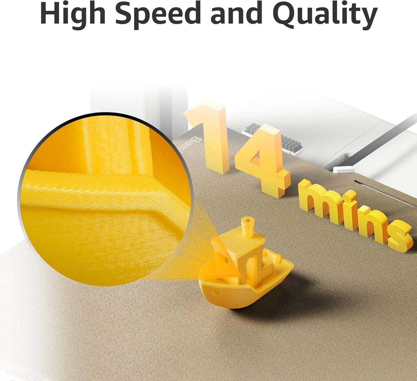 Bambu Lab A1 Mini Combo, A1 Mini 3D Printer and AMS lite, Support Multi-Color 3D Printing, High Speed & Precision, Full-Auto Calibration & Active Flow Rate Compensation, ≤48 dB Quiet FDM 3D Printers