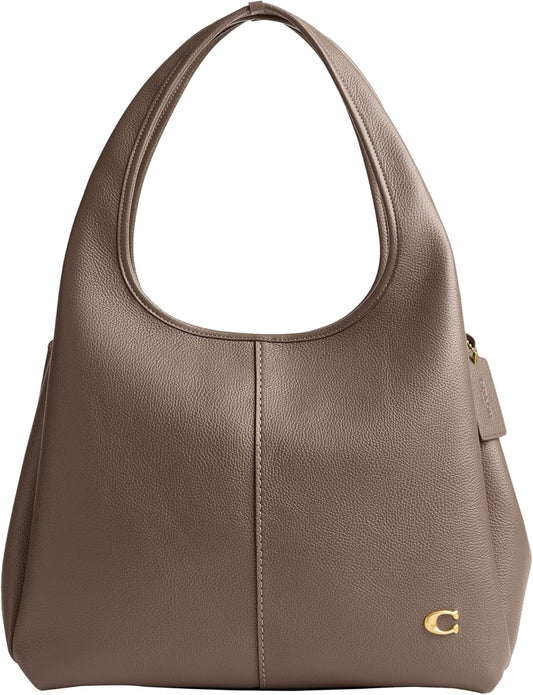 Women'S Polished Pebble Leather Lana Shoulder Bag