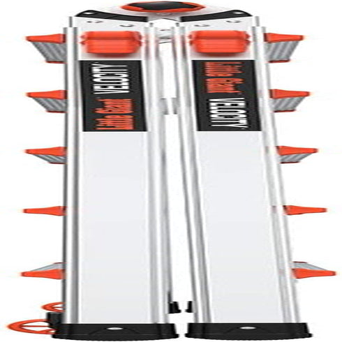 Ladder Systems, Velocity with Wheels, M22, 22 Ft, Multi-Position Ladder, Aluminum, Type 1A, 300 Lbs Weight Rating, (15422-001)